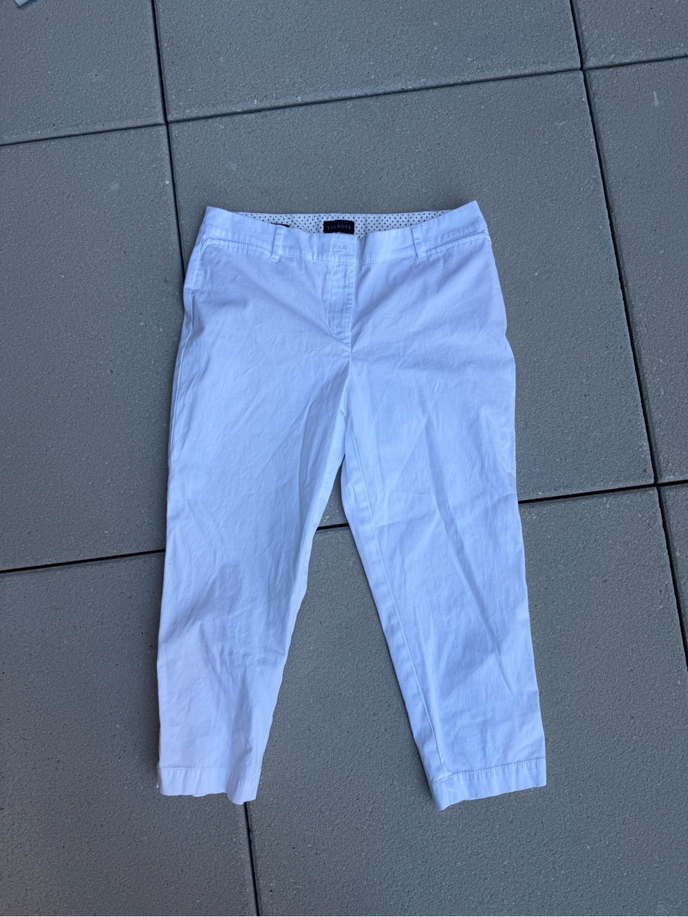 Talbots White Women’s Chino Pants